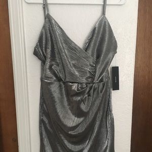 Lulu’s silver club dress.